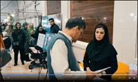 استقبال بازدیدکنندگان نمایشگاه گل و گیاه،  از ایستگاه جوانی جمعیت دانشگاه علوم پزشکی زاهدان 